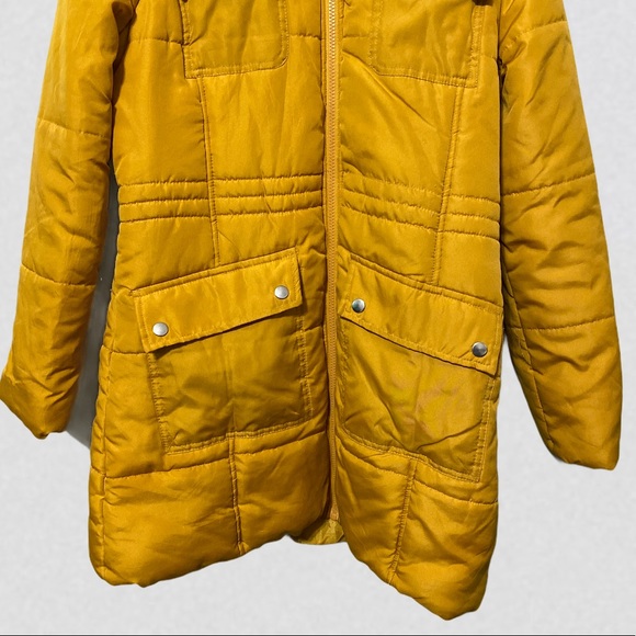 Mustard Sherpa/Fur Parka - Picture 5 of 7